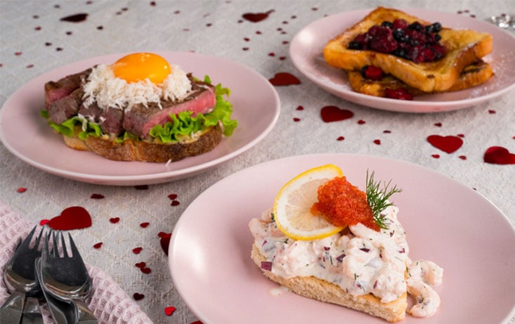 3 retters smørrebrødsmenu